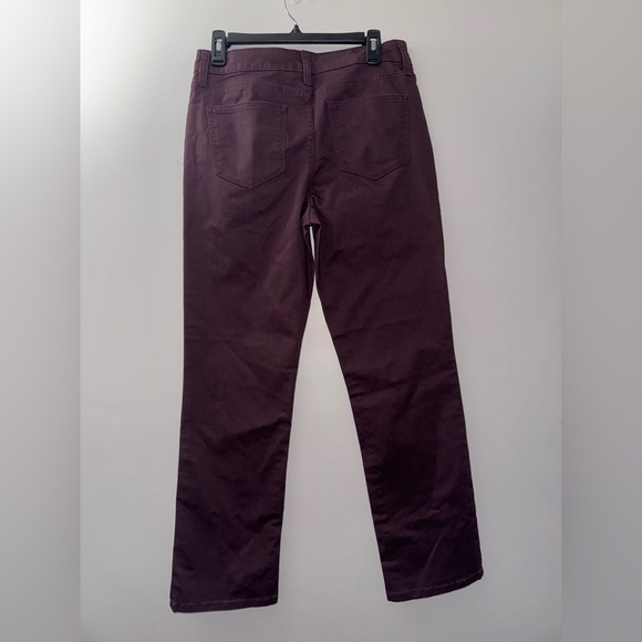 St John’s Bay Rich Purple Straight Jeans - Picture 5 of 5